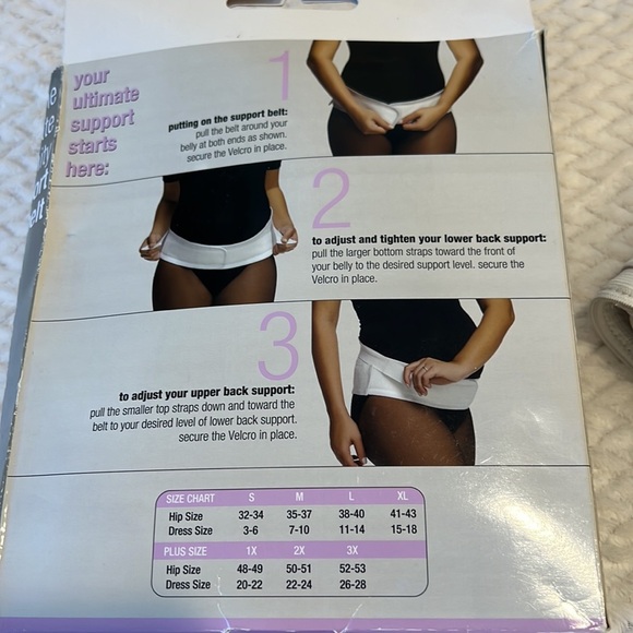 Motherhood Maternity Support Belt in White Size L Never used - Picture 4 of 5